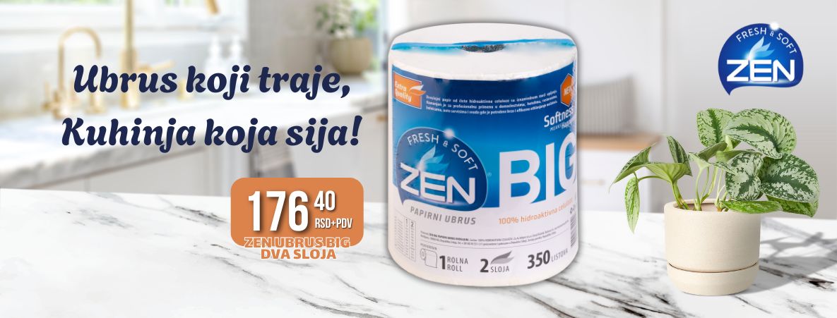 ZEN PAPIRNI UBRUS BIG 2 SLOJA